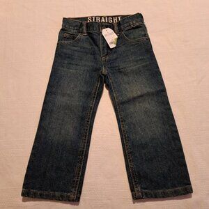 Crazy 8 boys size 2T straight leg jeans, New